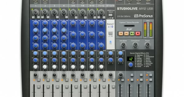 Shop Online Presonus StudioLive AR12 USB 14-channel Hybrid Performance and  Recording Mixer - Dubai, Sharjah, Abu Dhabi, M4music.com